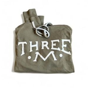 Vintage 3M Logo Olive Green Hoodie